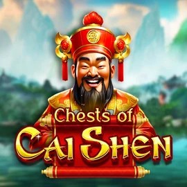 Chests of Cai Shen online game logo by Pragmatic Play on casinoleprezone.nl